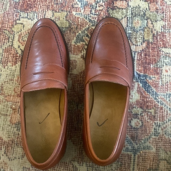 J Crew Factory Leather penny loafers AW268 main image 7
